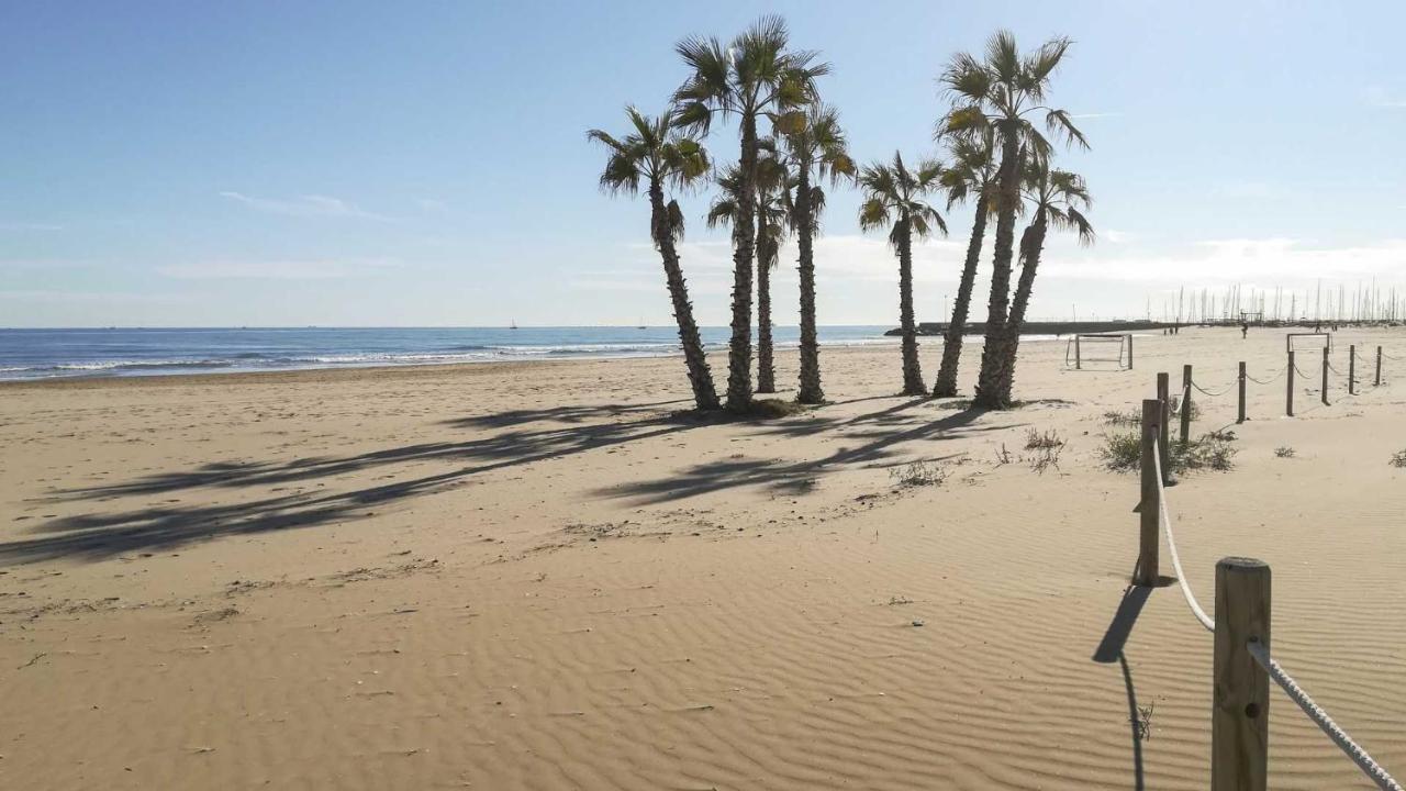 Playa De Canet, Gran Terraza Валенсия Экстерьер фото
